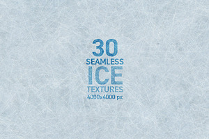 30 Seamless Ice Textures