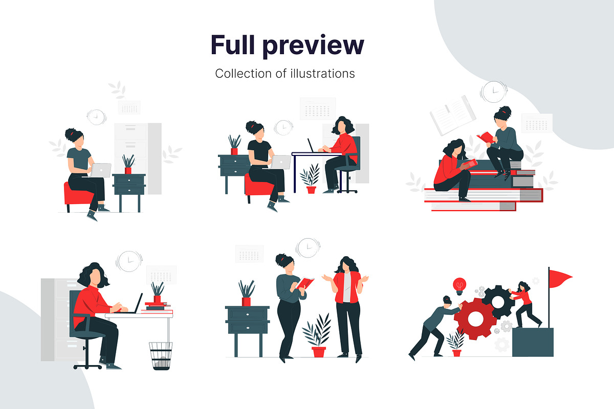Premium Flat Illustration, a Work Illustration by Raytas Studio (Photo 6 of 8)
