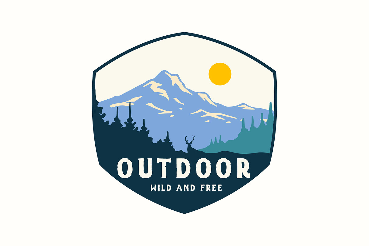 Outdoor badge design, an Object Graphic by youken