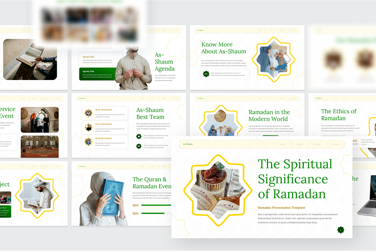 Ramadan Presentation, a Presentation Template by SquidPixey (Photo 4 of 6)