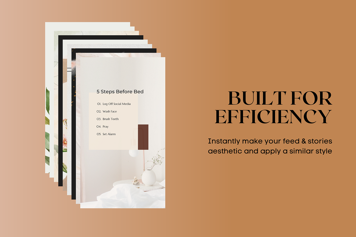 Creamy List Instagram Collection, a Social Media Template by Palm Creatives (Photo 3 of 7)