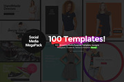 Aibe - 100 Social Banners - 40% OFF, a Templates & Theme by design.supply (Thumbnail 1 of 8)
