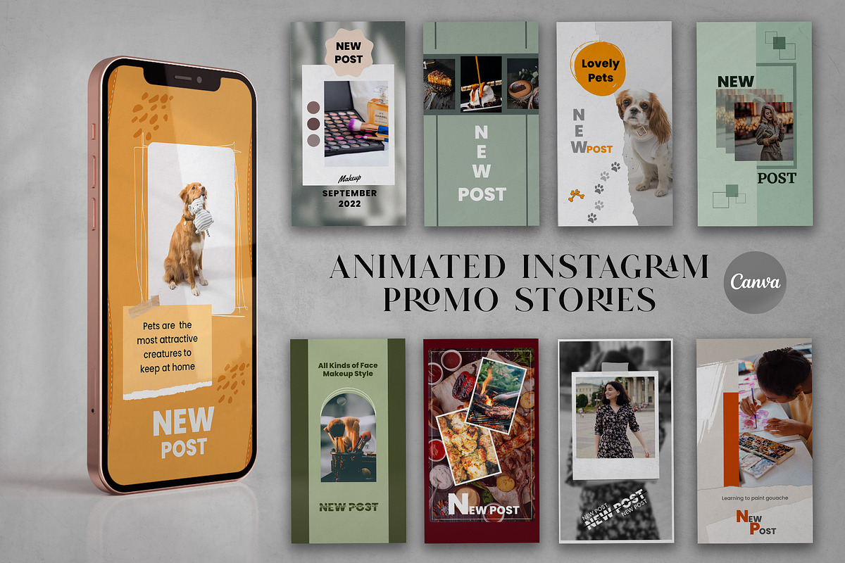 Animated Instagram Promo Stories, a Social Media Template by Artemis-products (Photo 2 of 4)