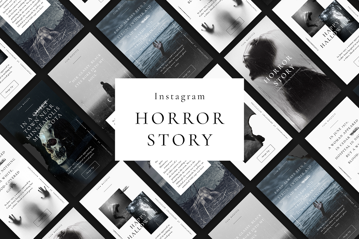 Instagram Horror Stories & Posts, a Social Media Template by AnagramDesign (Photo 1 of 7)