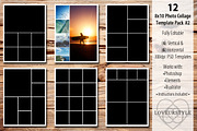 8x10 Photo Collage Template Pack 2, a Templates & Theme by Loveurstyle ...