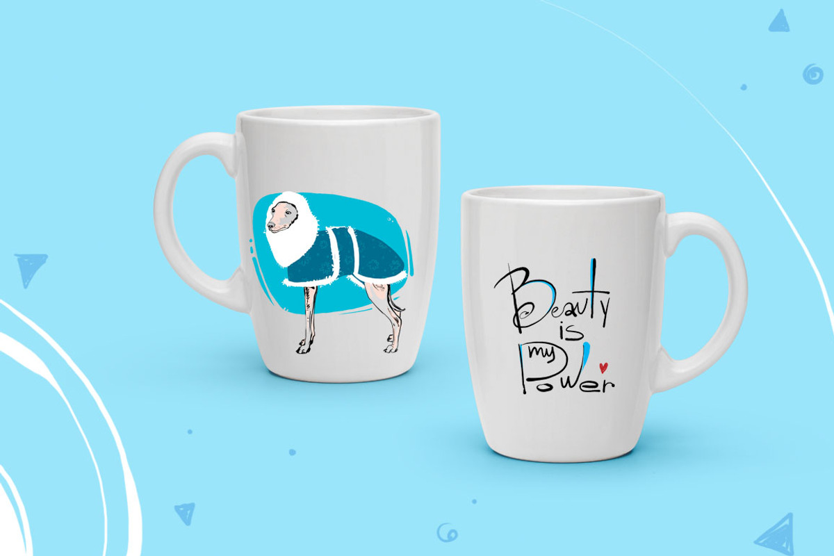 Dogs in Popons - It's all about Love, an Illustration by Zooza Art (Photo 4 of 7)