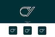Alphabet Letters Icon Logo CY or YC, a Graphic by art_creater (Thumbnail 1 of 2)