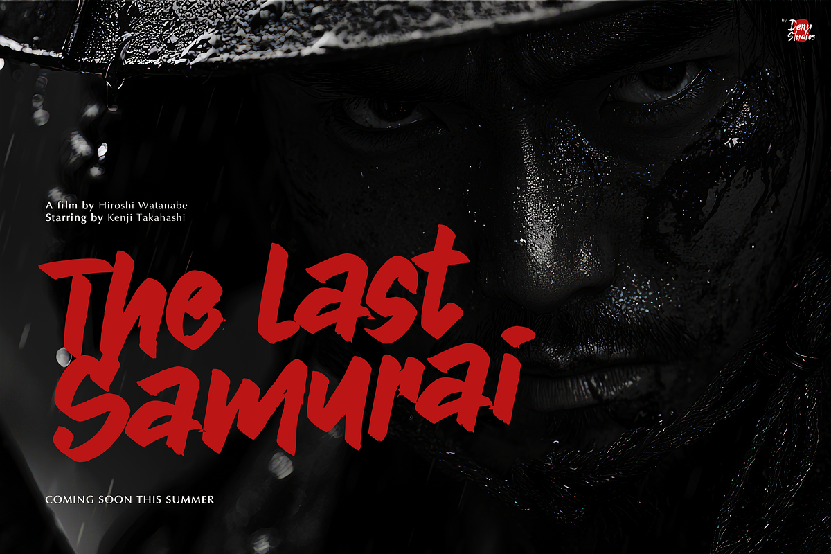 Tenshoku | Japanese Solid Brush, a Handwritten Font by Denustudios (Photo 4 of 12)