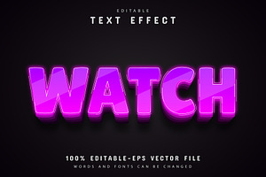 Font Text Effect 3d Editable Vol 37