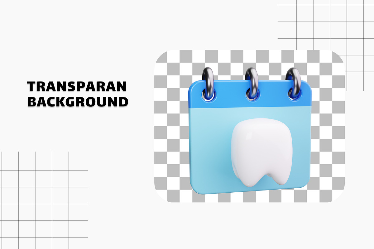 Dental Care 3D Icons, an Object 3D Model by HacaStudio (Photo 2 of 4)