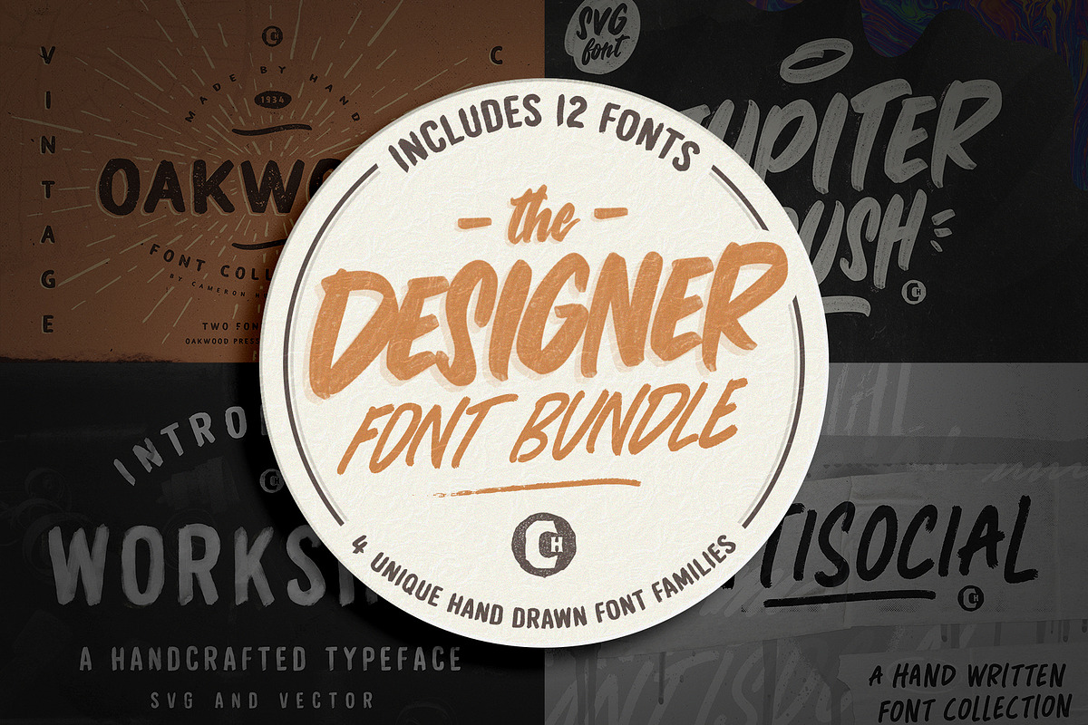 THE DESIGNER Font Bundle, a Font by Cameron Humphries (Photo 1 of 17)