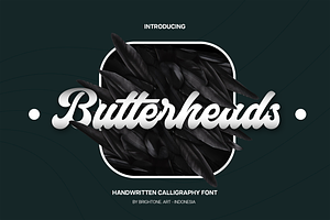 Butterheads - Handwritten Font