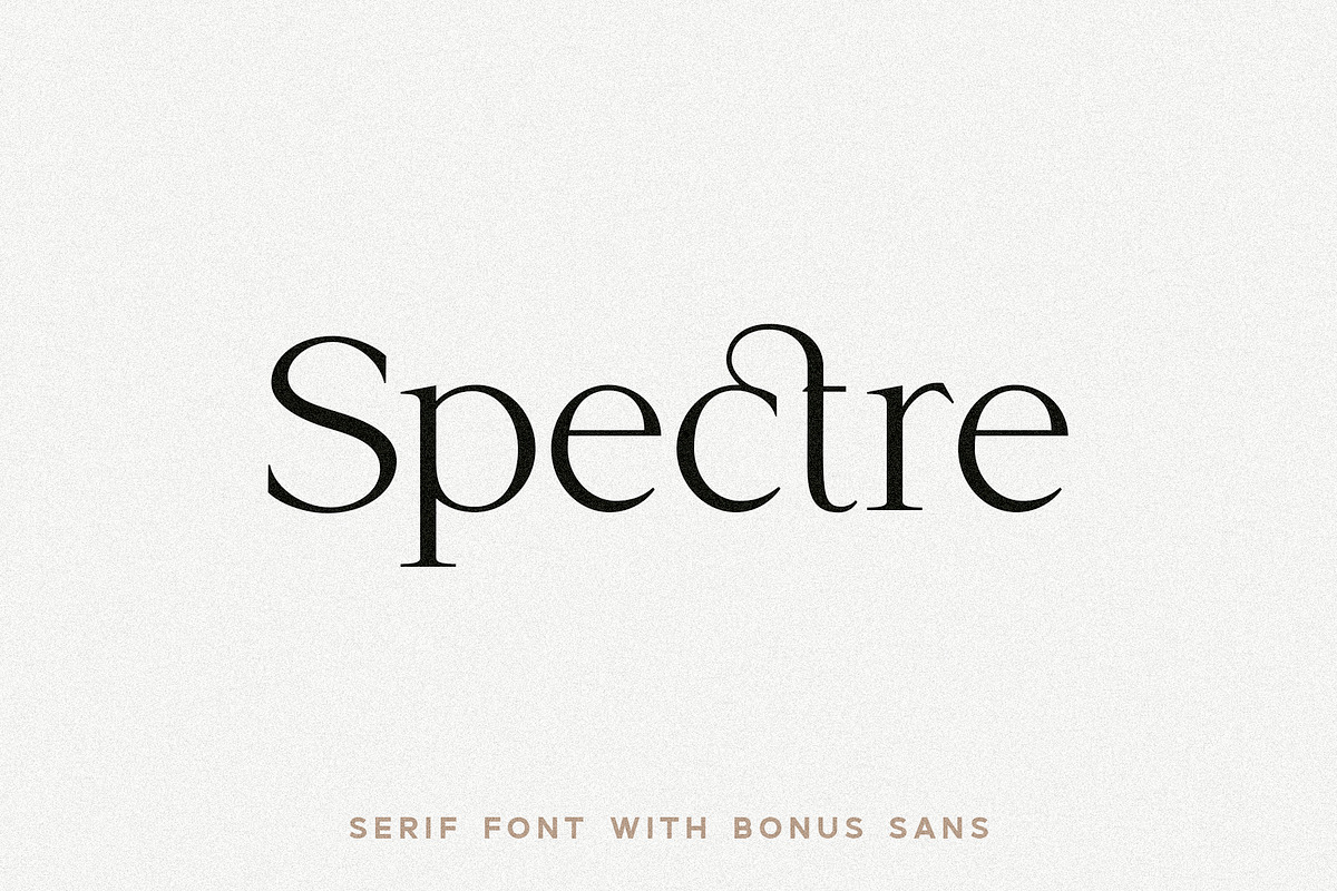 Spectre Font Duo Sans & Serif