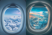76 Airplane windows, a Holiday Photo by Handmadefont (Thumbnail 9 of 13)