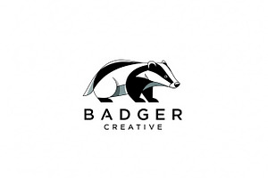 Badger Creative Logo, a Branding & Logo Template by Logocreative