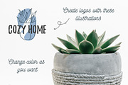 Cozy Houseplants | illustrations, a Decorative Illustration by Wander Designs (Thumbnail 4 of 6)