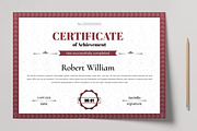 Modern Certificate Template, a Stationery Template by MightyDesign (Thumbnail 1 of 6)