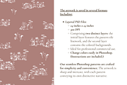 Flamingo Toile Illustrated Pattern, a Background Graphic by Hughes Studio (Thumbnail 5 of 8)
