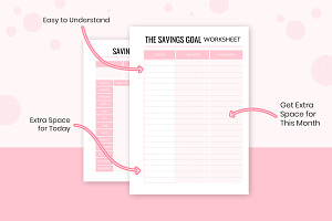 Savings Log Printable Planner