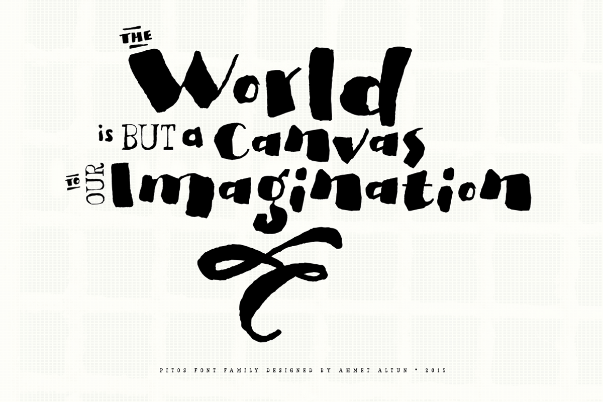 Pitos  Font Family, a Sans Serif Font by Ahmet Altun (Photo 5 of 6)
