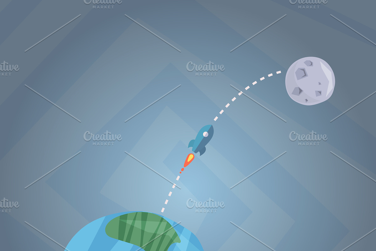Space traveling, an Illustration by Funky corner (Photo 1 of 2)