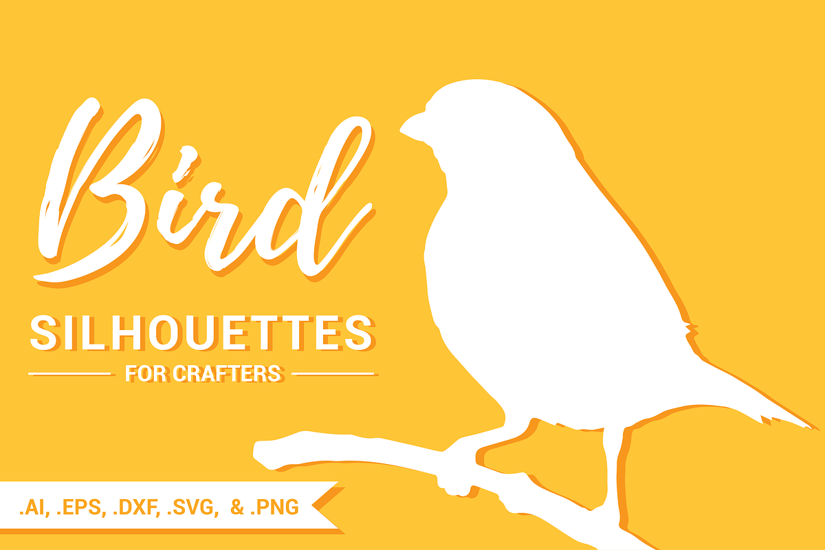Bird Silhouettes for Crafters, an Object Graphic by Brandi Lea Designs (Photo 1 of 2)