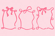 Bows & Frames Hand Drawn Collection, an Object Graphic by Kokoshka (Thumbnail 9 of 13)