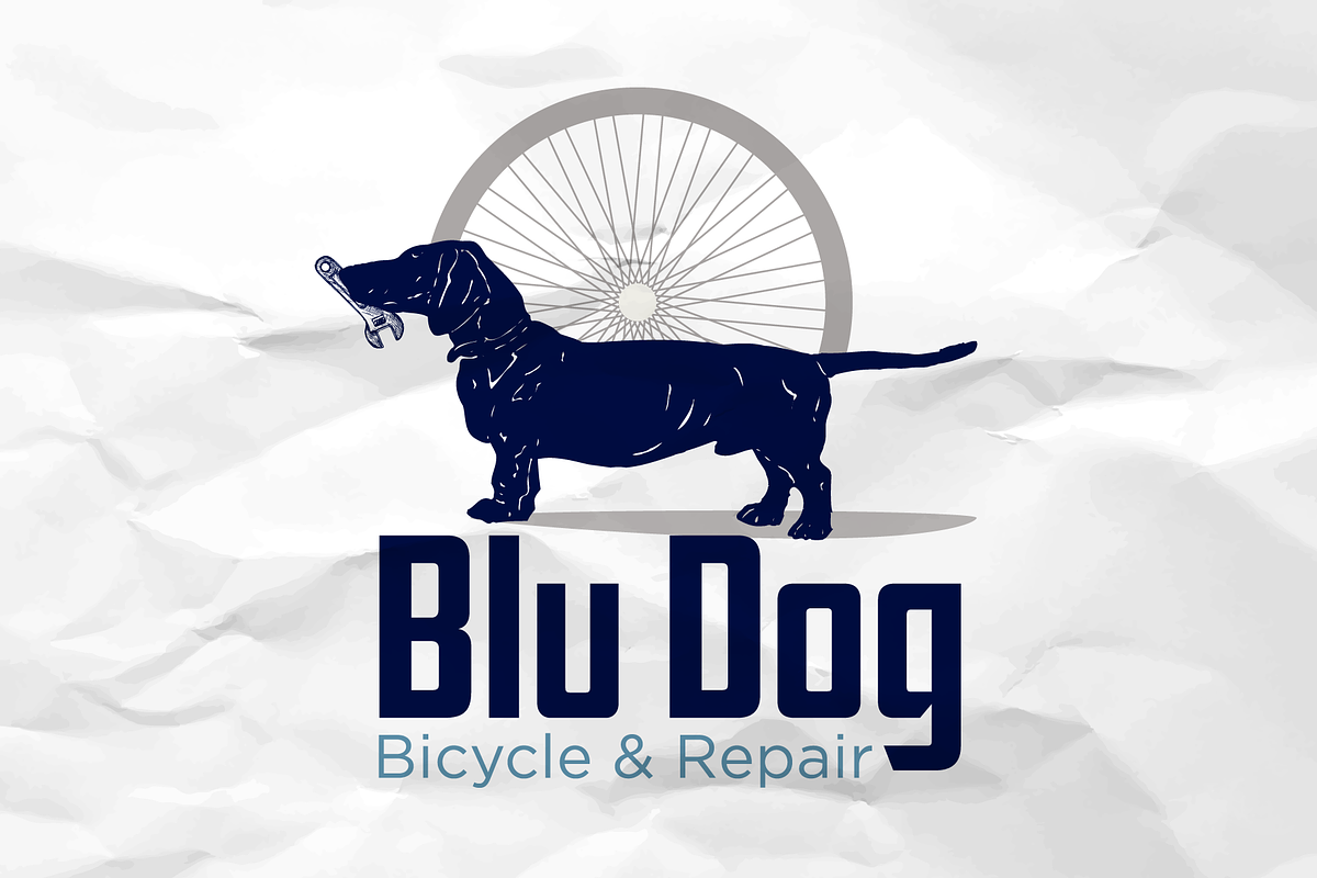 Blue Dog Bicycle & Repair, a Branding & Logo Template by CreativeDolan (Photo 2 of 2)