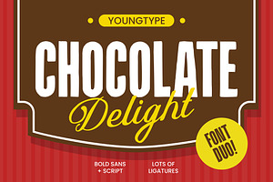 Chocolate Delight, a Handwritten Font by Youngtype.Std