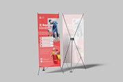 X Stand Banner Mockup, an Advertising Mockup by graphictime (Thumbnail 7 of 12)