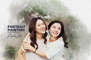 Portrait Painting Photoshop Action, an Action Add-On by MRI STUDIO (Thumbnail 1 of 8)