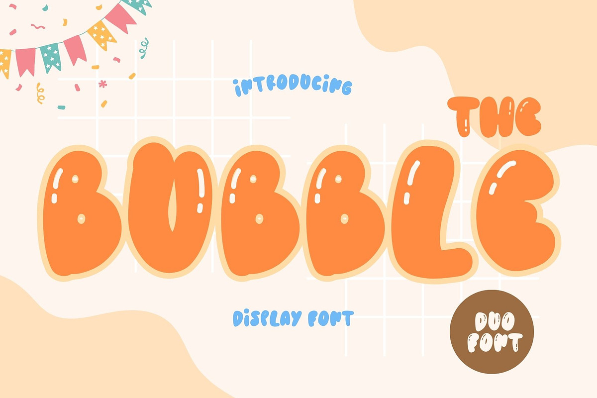 The bubble is a cool display font, a Handwritten Font by Brown Cupple (Photo 1 of 7)
