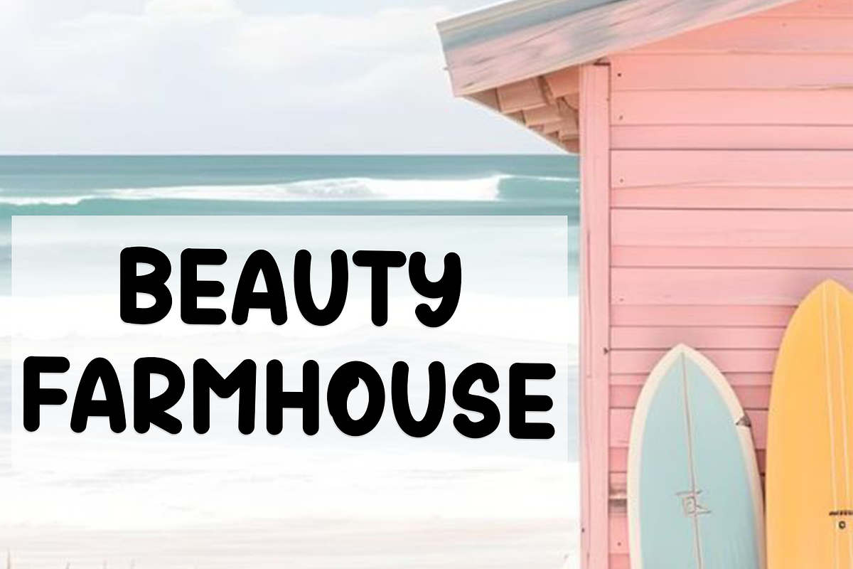 Sans Beach, a Script Font by FreshTypeINK (Photo 2 of 8)