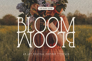 Bloom - An Art Nouveau Serif