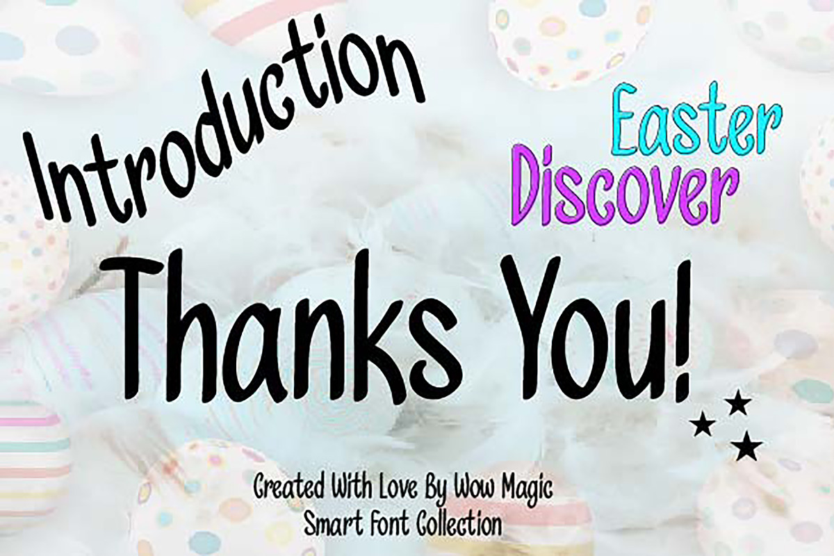 Easter Discover, a Handwritten Font by Wow Magic (Photo 2 of 3)