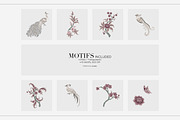 Botanical Chinoiserie Patterns, a Pattern Graphic by LEAFure (Thumbnail 10 of 13)