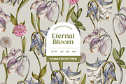 Eternal Bloom Elegant Floral Pattern, a Pattern Graphic by Yello_illustration (Thumbnail 1 of 14)
