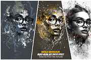 Vintage Watercolor Mixed Media Art, an Action Add-On by MRI STUDIO (Thumbnail 1 of 25)