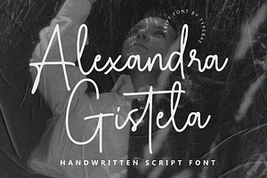 Alexandra Gistela Script Font