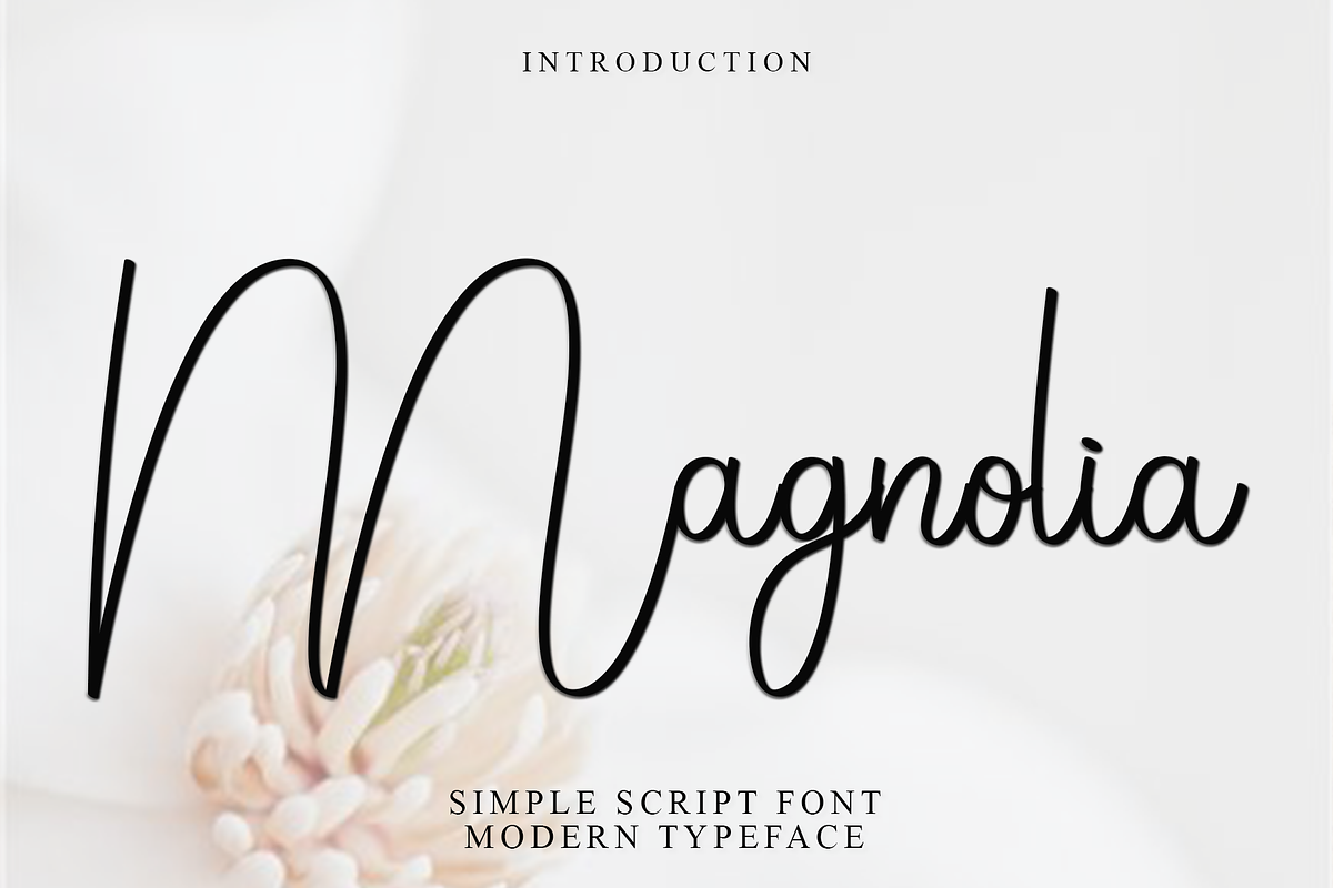 Magnolia, a Handwritten Font by FreshTypeINK (Photo 1 of 8)