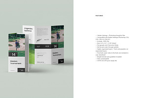 Golf Tournament Trifold Brochure