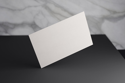 Black and white business card paper mockup template with blank s, a Business Photo by Ministocker
