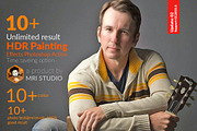 HDR Painting Effect Photoshop Action, an Action Add-On by MRI STUDIO (Thumbnail 1 of 7)