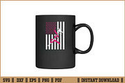Firefighter Breast Cancer Pink SVG, an Illustration by Handy Arts Studio (Thumbnail 3 of 3)