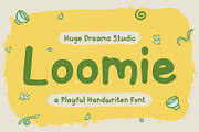LOOMIE – Expressive Doodle Font, a Script Font by Huge Dream Studio (Thumbnail 1 of 8)