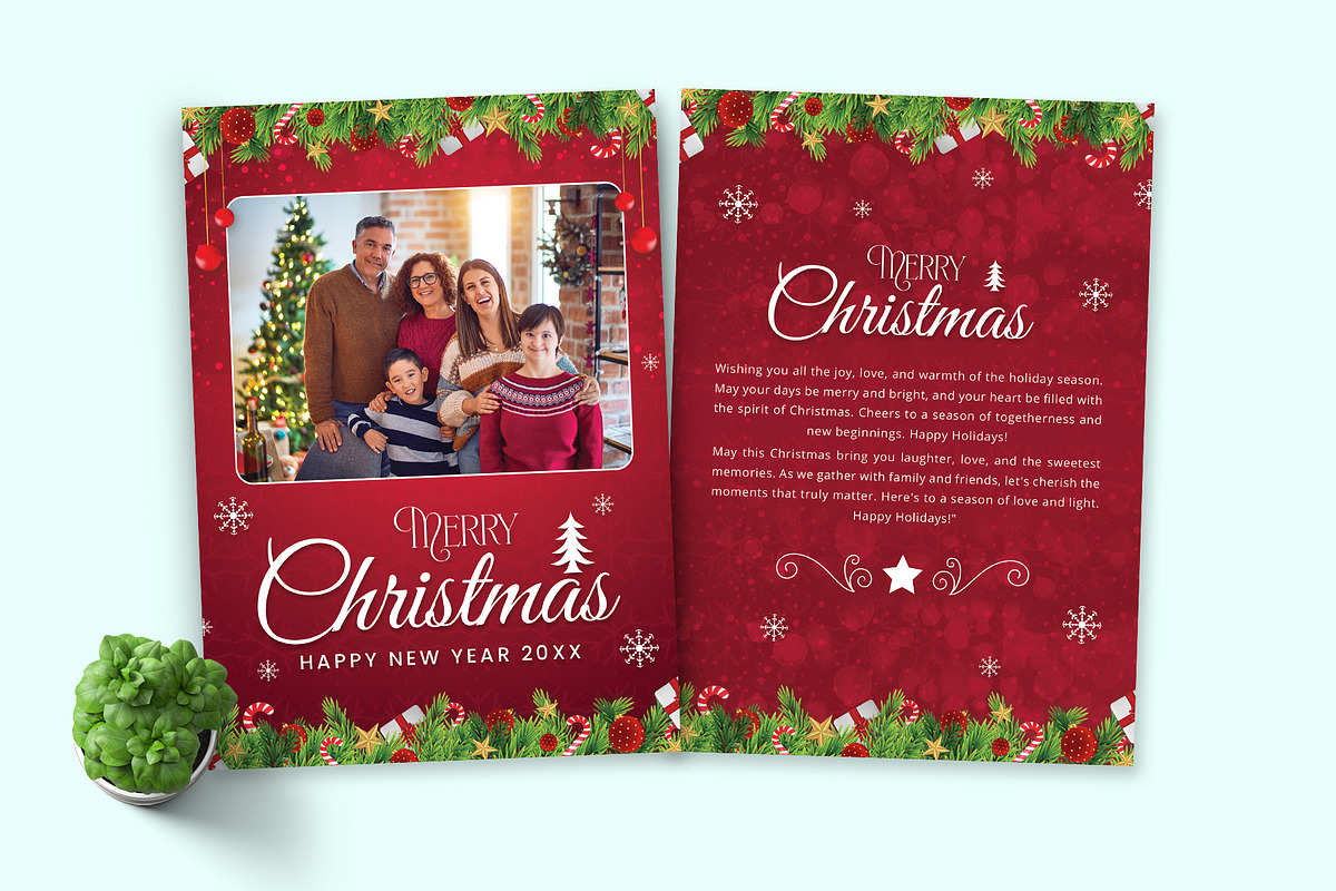 Christmas Cards Bundle, a Card Template by graphypix (Photo 5 of 6)