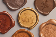 Metallic Wax Seals Mockup, a Product Mockup by Custom Scene (Thumbnail 4 of 12)