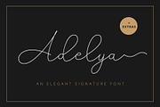 Adelya - Elegant Signature Font, a Script Font by Craft Supply Co. (Thumbnail 12 of 12)