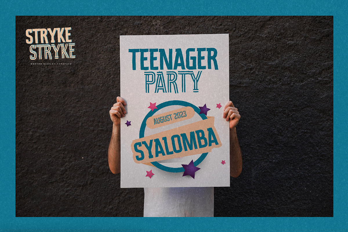 STRYKE - Modern Display Typeface, a Font by Gassstype (Photo 3 of 8)