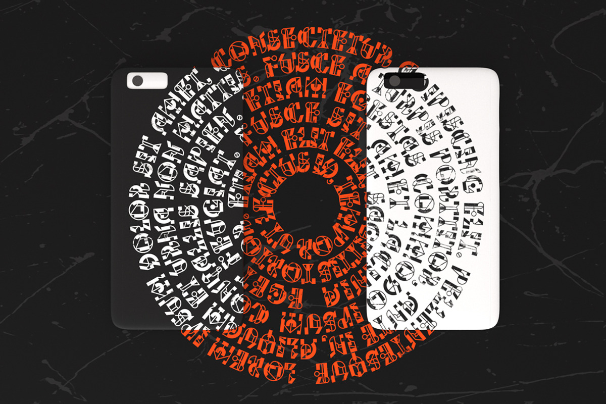 Umbero | experimental blackletter preview 6